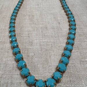 Clare V Turquoise Tennis Necklace